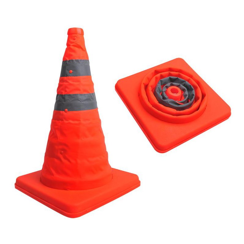 IWH cône de sécurité repliable, plastique, 400 mm