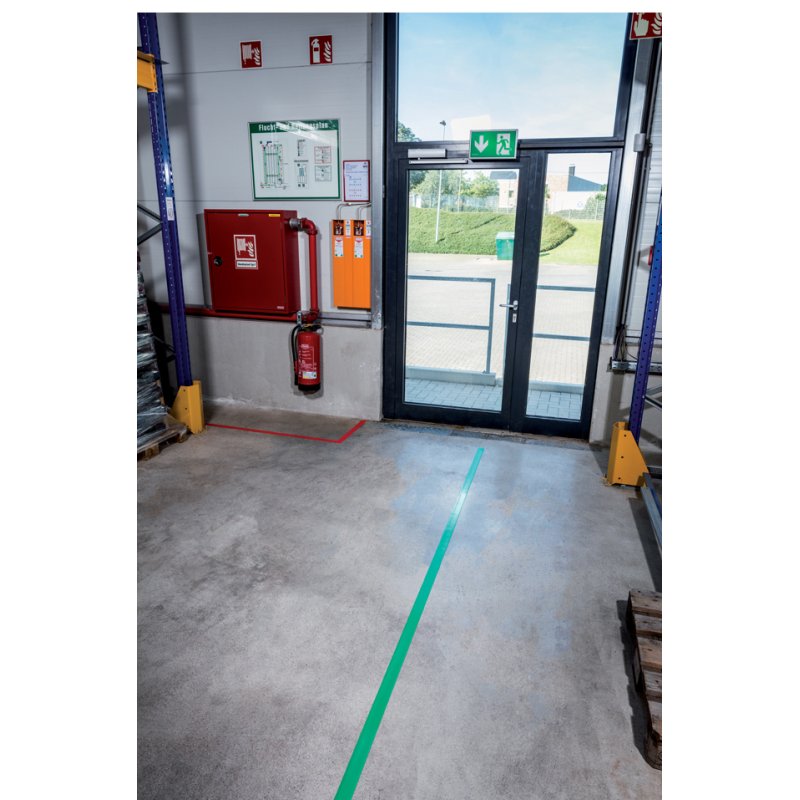 DURABLE vloermarkeringstape DURALINE STRONG, antislip, geel, 50 mm × 30 m