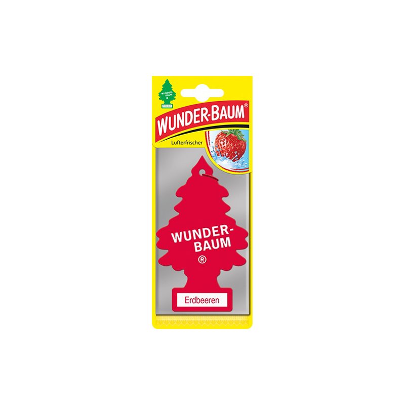 Wunderbaum désodorisant d'intérieur, fraise, 7 semaines de parfum