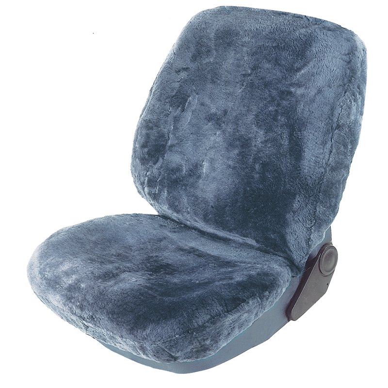 IWH housse de siège en peau de mouton, beige, universel, 100% peau de mouton