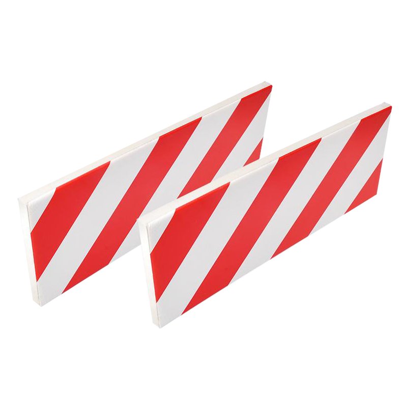 IWH car door protection strips, PU foam, self-adhesive, 400×20×160 mm, white/red, 2 pieces