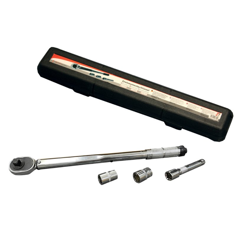 IWH Clé dynamométrique auto, 40-210 Nm, 1/2" carré, avec douilles