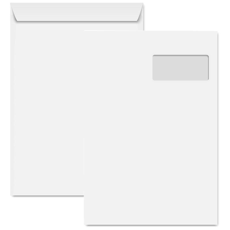 Clairefontaine enveloppes d'expédition C4, blanc, 229 × 324 mm, 250 pièces