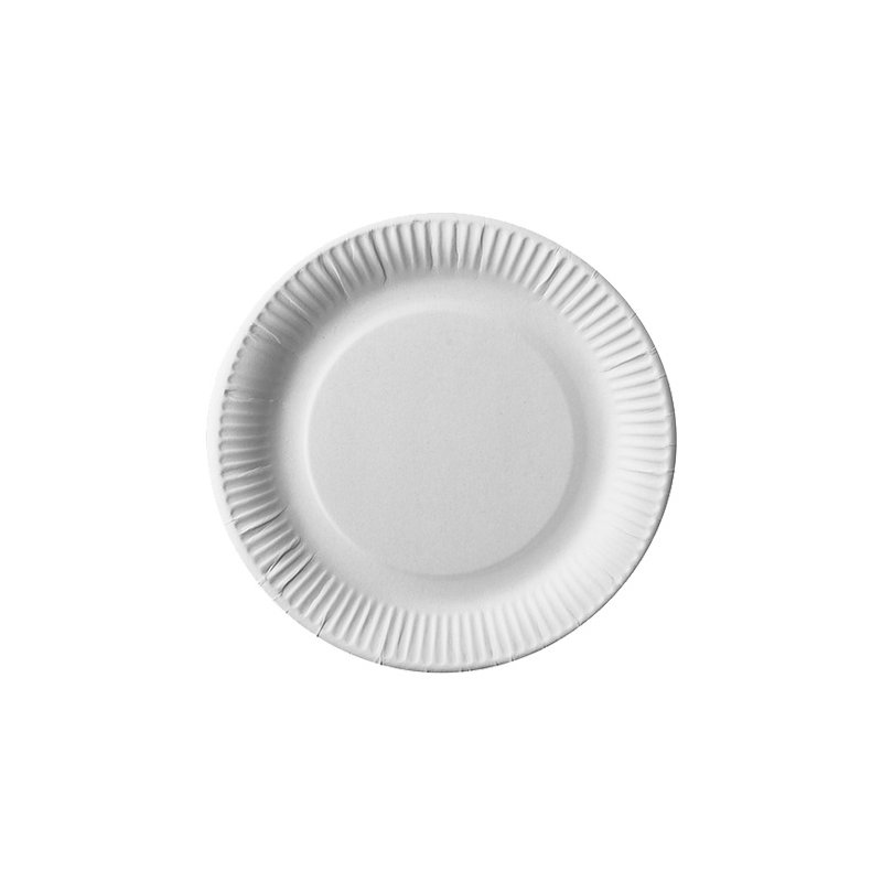 PAPSTAR kartonnen borden rond, wit, 230 mm, 100 stuks