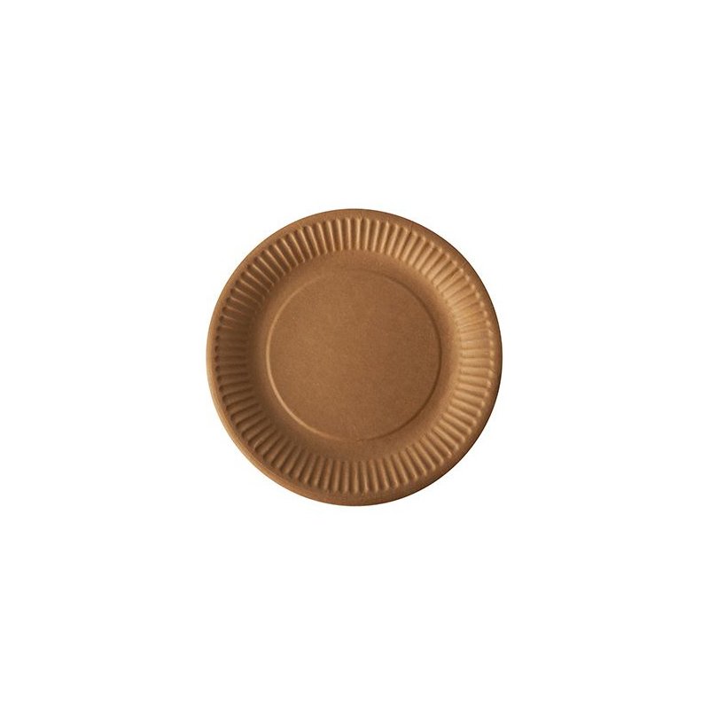 PAPSTAR assiettes en carton rondes, blanches, 230 mm, 100 pièces