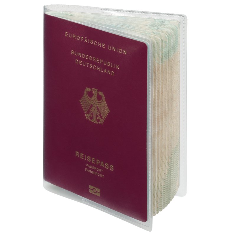 DURABLE étui de protection double pour passeports, 189×129 mm, film extra résistant