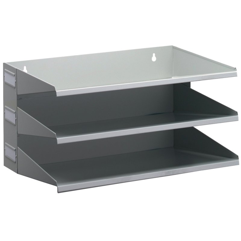 DURABLE Business sorting tray, 3 compartments, grey, A4