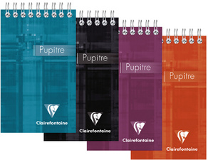 Clairefontaine notitieblok A6, gelinieerd, 80 vel, 5 stuks