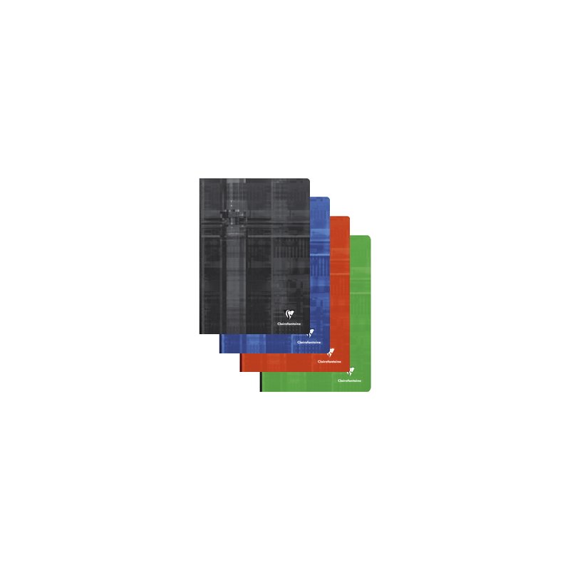 Clairefontaine cahier ligné, A4, 192 pages, 5 pièces