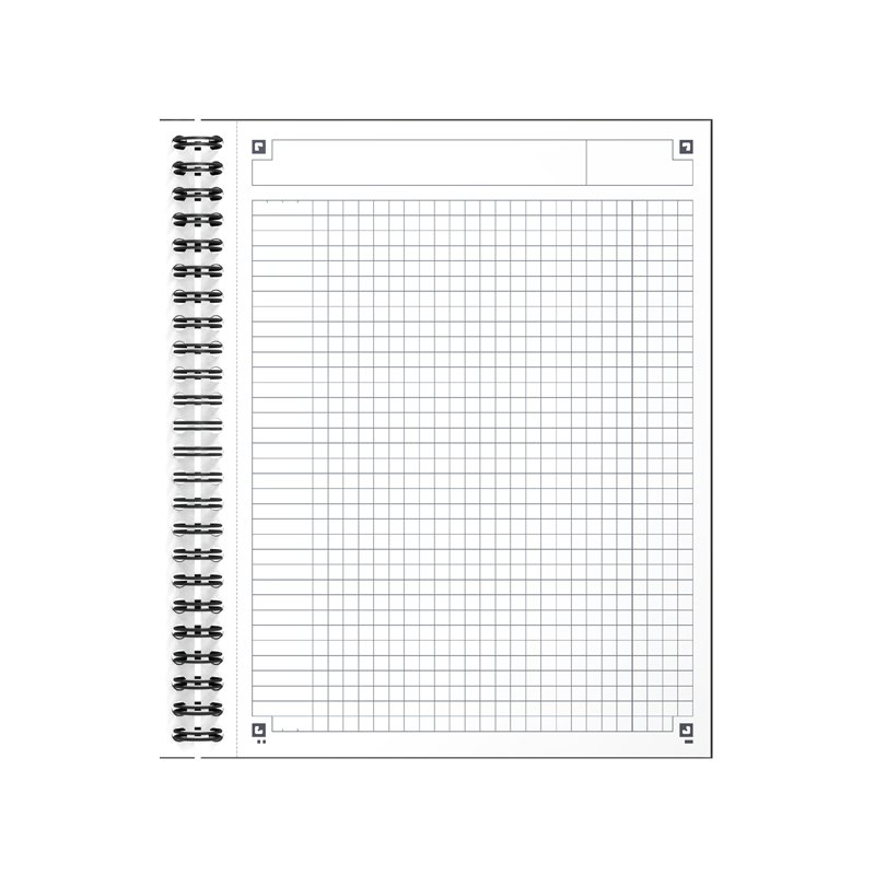 Oxford International cahier à spirale ligné, A5+, 80 feuilles