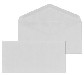 MAILmedia enveloppen C6, natgommering, recycling grijs, 1000 stuks