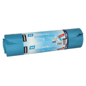 STARPAK vuilniszakken LDPE, 240 liter, blauw, 15 stuks