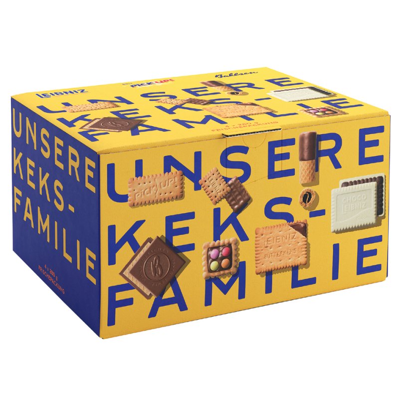 Bahlsen gebaksmelange Onze Koekjesfamilie, 4 serveereenheden à 280 g