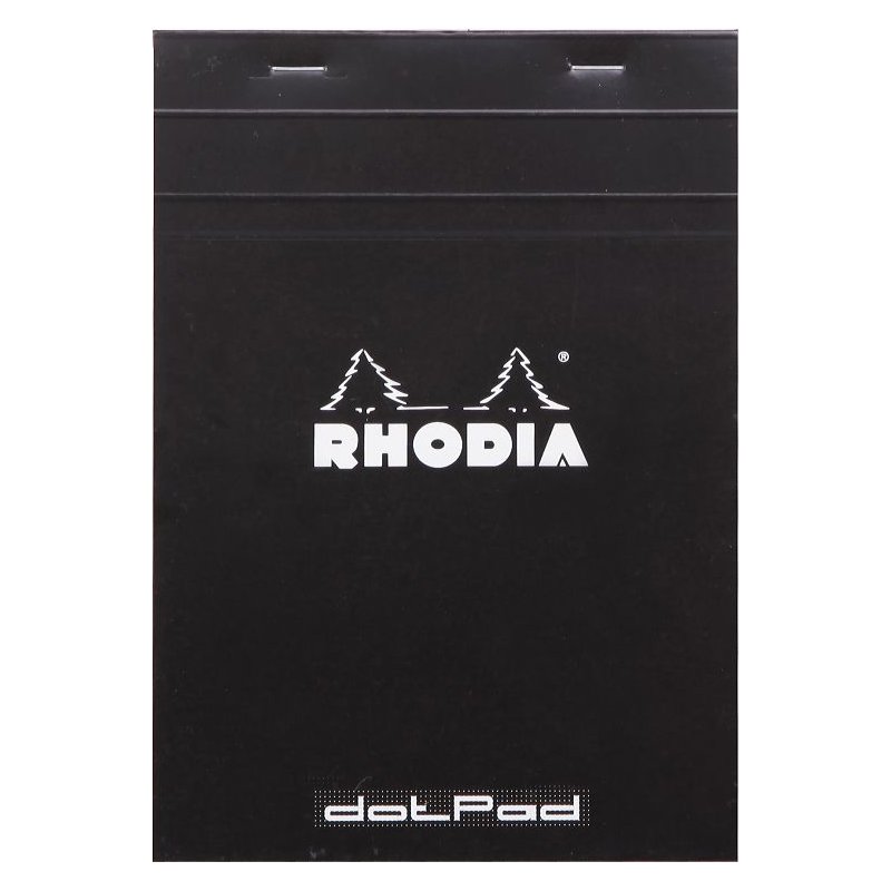 RHODIA bloc-notes dotPad A5, pointillé, noir, 80 feuilles
