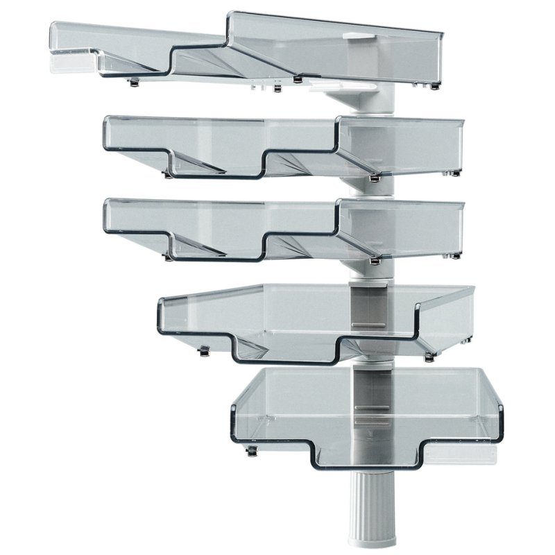 Hansa swivel document holder, light grey