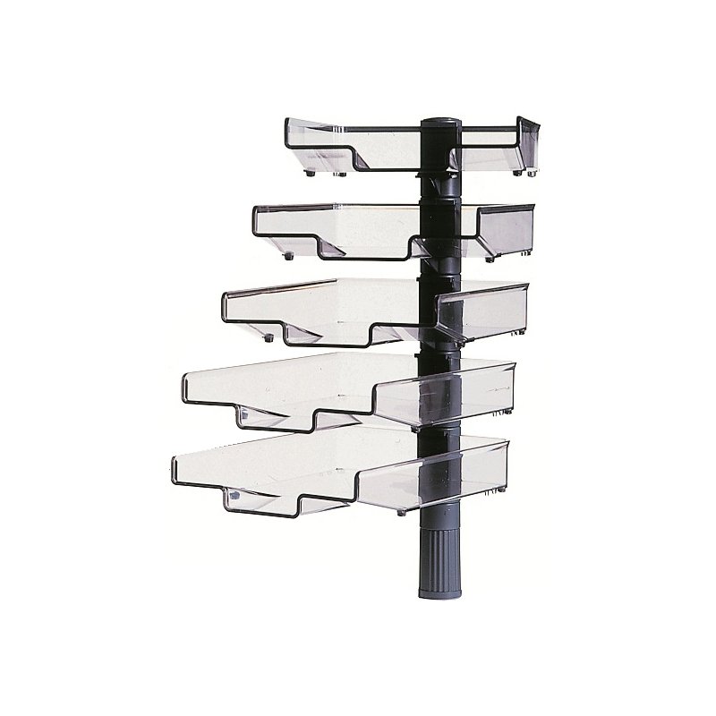 Hansa swivel document holder, light grey