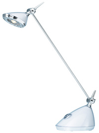 Hansa LED-bureaulamp Rio, wit, dimmbaar, 4,8W