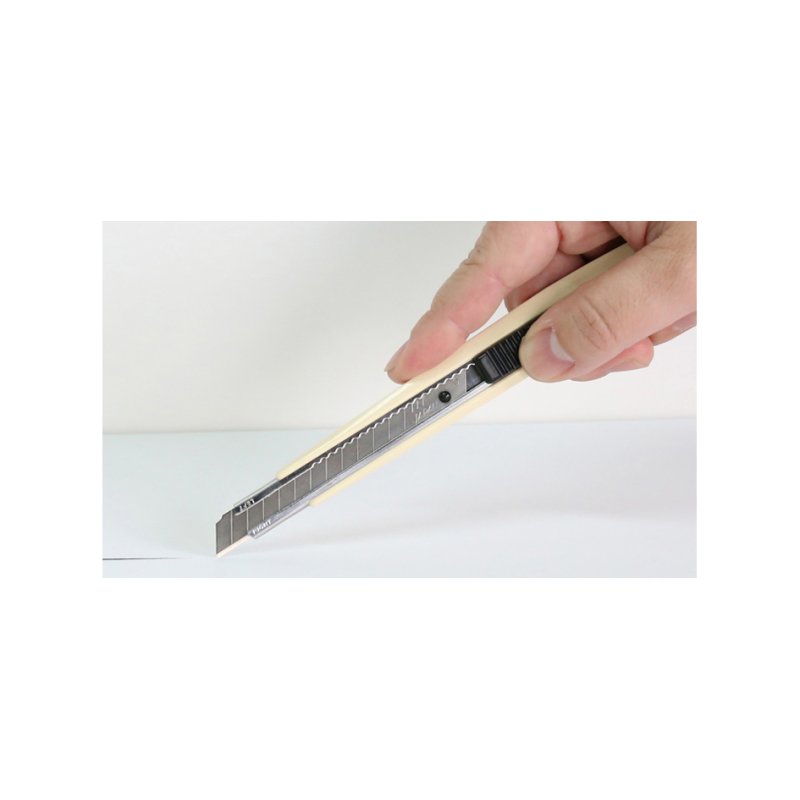 NT Cutter A-300RP Stanley mes, kunststof behuizing, 9 mm kling, beige