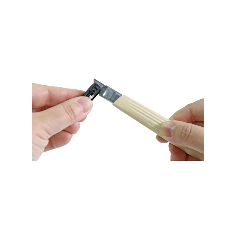 NT Cutter A-300RP Stanley mes, kunststof behuizing, 9 mm kling, beige