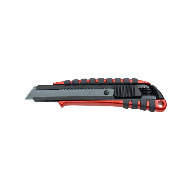 NT Cutter professioneel Stanley mes, 18 mm, rood/zwart, aluminium