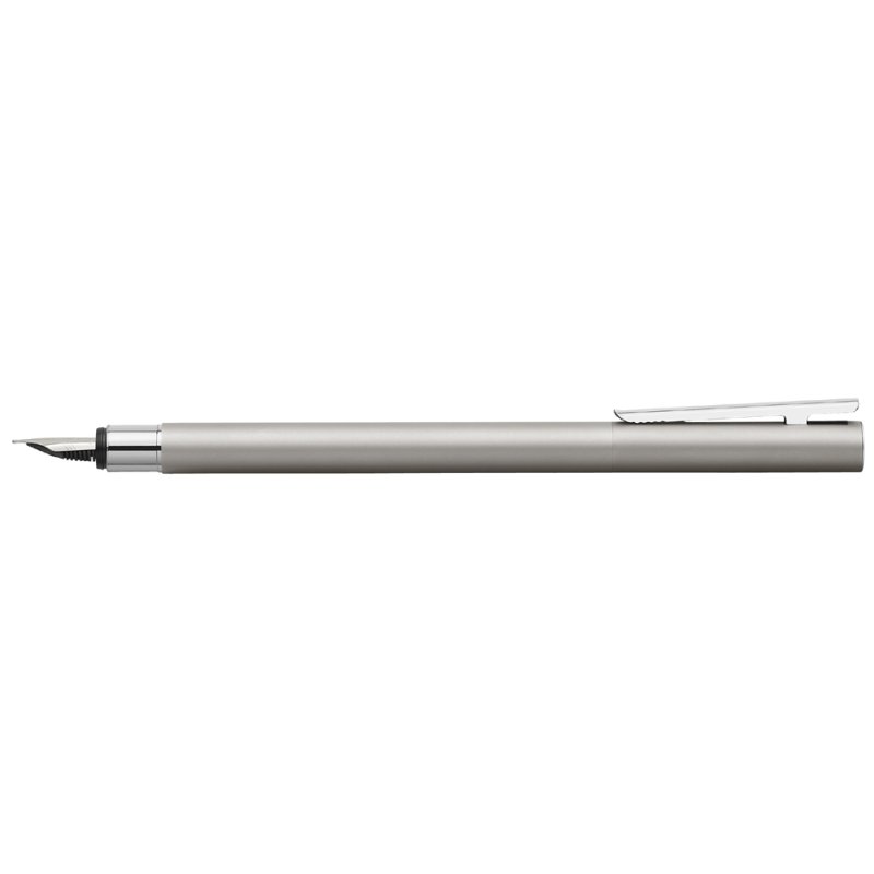 FABER-CASTELL stylo plume NEO Slim, acier inoxydable mat, pointe B