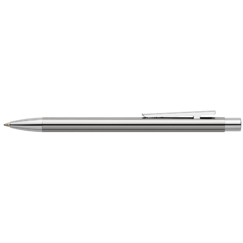 Faber-Castell ballpoint pen NEO Slim, stainless steel, glossy