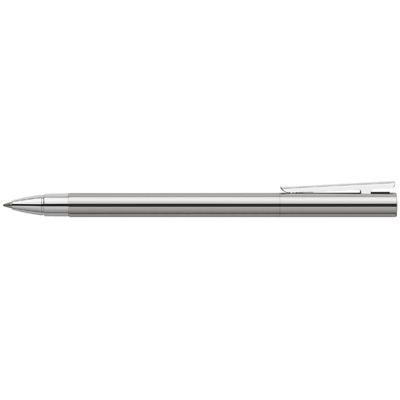 Faber-Castell rollerball pen NEO Slim, high-gloss stainless steel