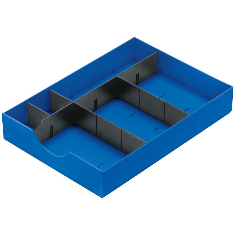 styro systeemlade voor sorteerstation styrodoc, zwart, 230×320×53 mm