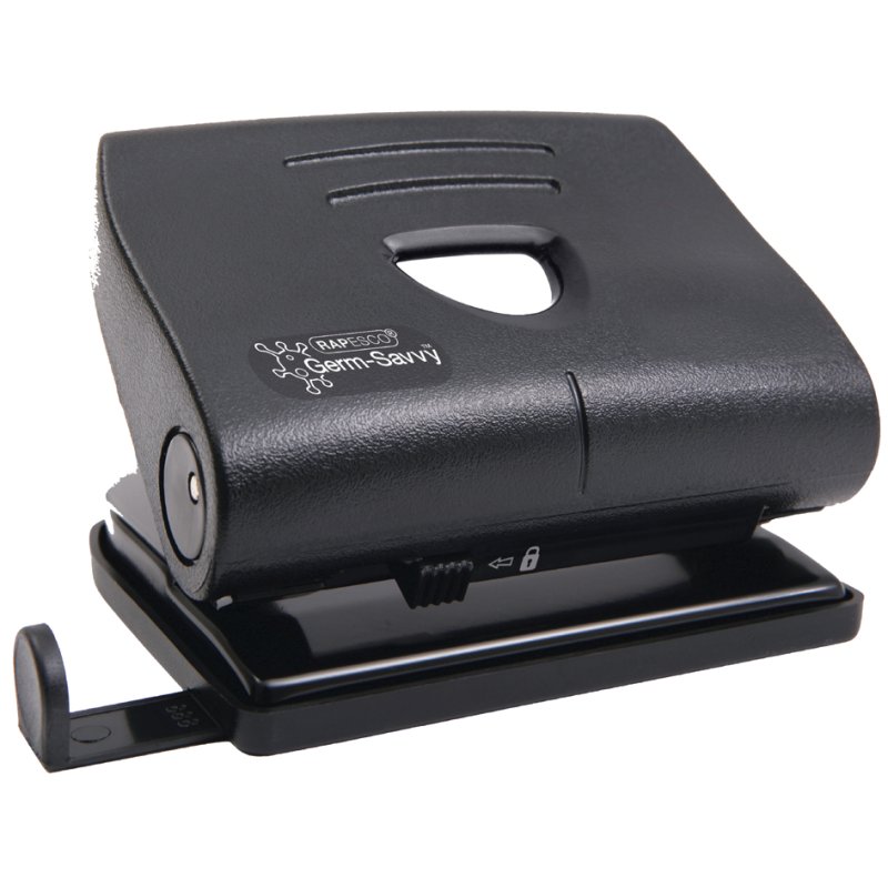 RAPESCO hole punch 820-P, black, plastic grip