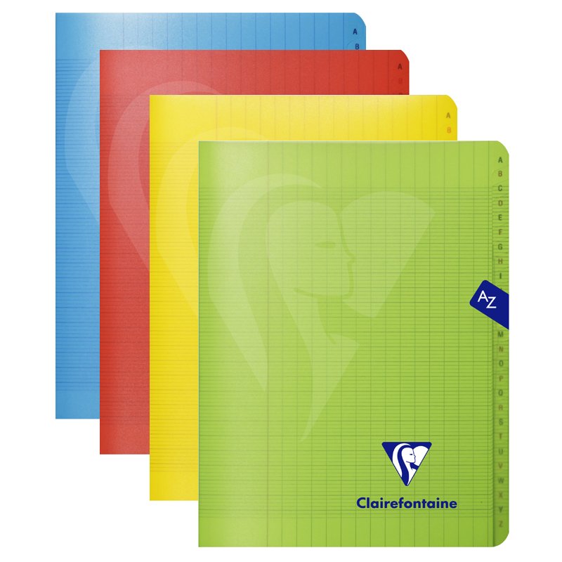 Clairefontaine notitieboek, transparante cover