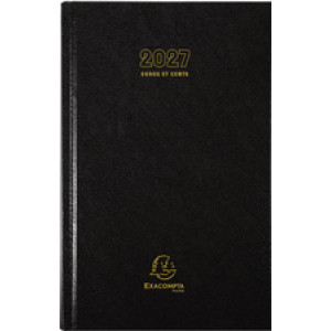 EXACOMPTA agenda Carré Euro/Cents 2026, 135×210 mm, diverse kleuren