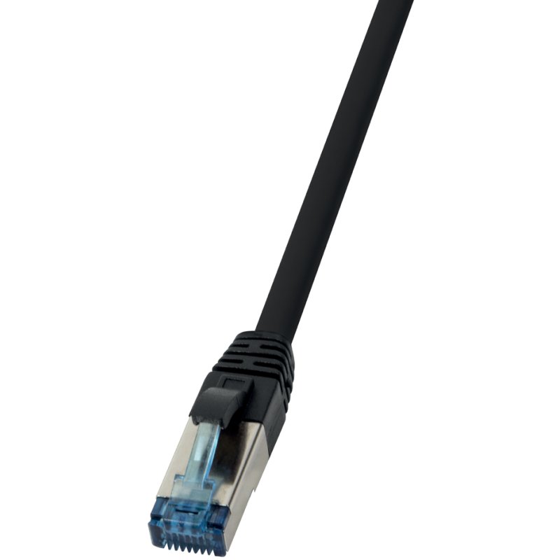 LogiLink Professional netwerkkabel Cat. 6A S/FTP, 15 meter, zwart, PUR