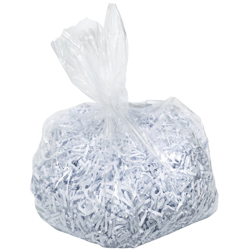 LEITZ IQ sacs de collecte destructeur papier, 40 litres, transparent, 100 pièces