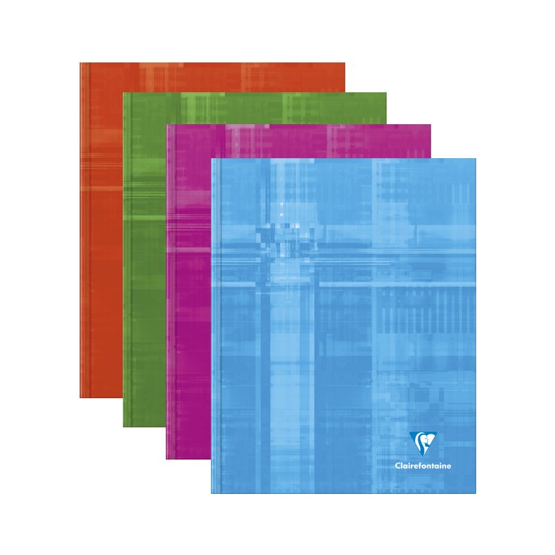 Clairefontaine cahier ligné, marbré, 17×22 cm, 192 pages