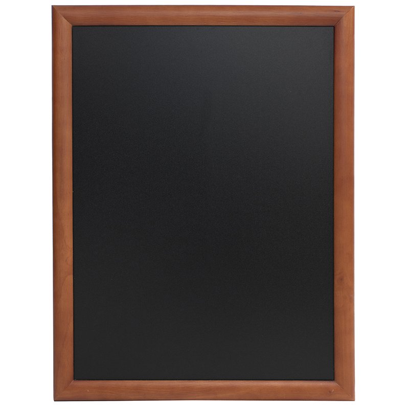 Securit tableau noir UNIVERSAL, cadre bois, brun foncé, 310×370 mm