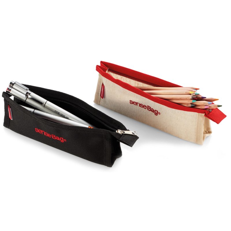 transotype pennenetui senseBag Small Case, crème, 200×70 mm