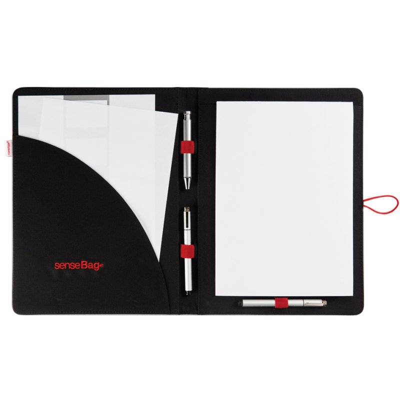 transotype sketchbook folder senseBag A4, black, polyester fabric