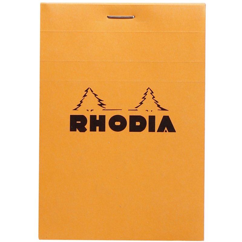 RHODIA notitieblok No. 12, geruit, oranje, 85×120 mm