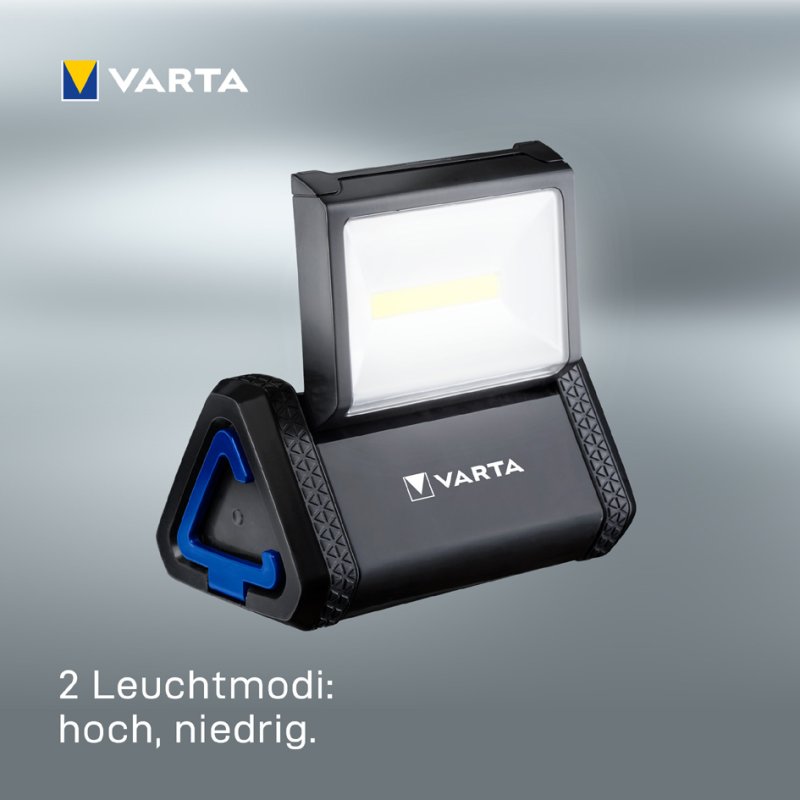 VARTA werkverlichting Work Flex Area Light, met haak en magneet, 230 lumen, IP54