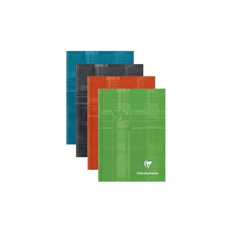 Clairefontaine cahier ligné A6, relié, 96 feuilles, 5 pièces