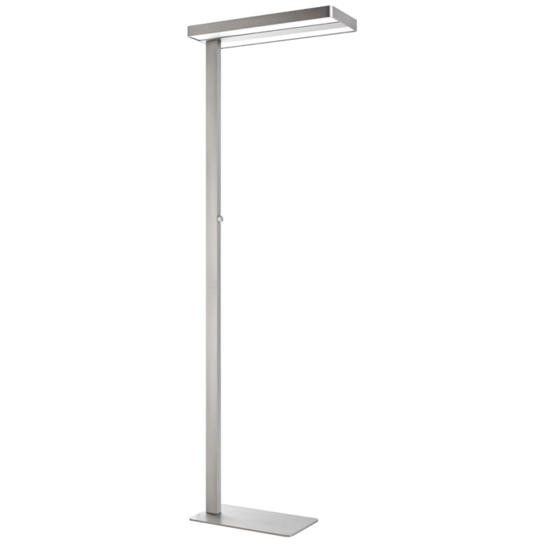 UNiLUX LED floor lamp LIXUS, dimmable, silver, 60W