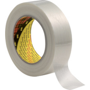 Scotch filament tape 8956, transparant, 50 mm × 50 m