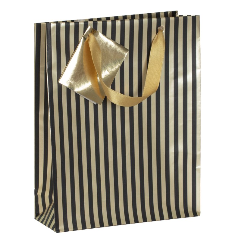 Clairefontaine sac cadeau Noël Max et moi, grand, 320×130×245 mm, ruban satin doré