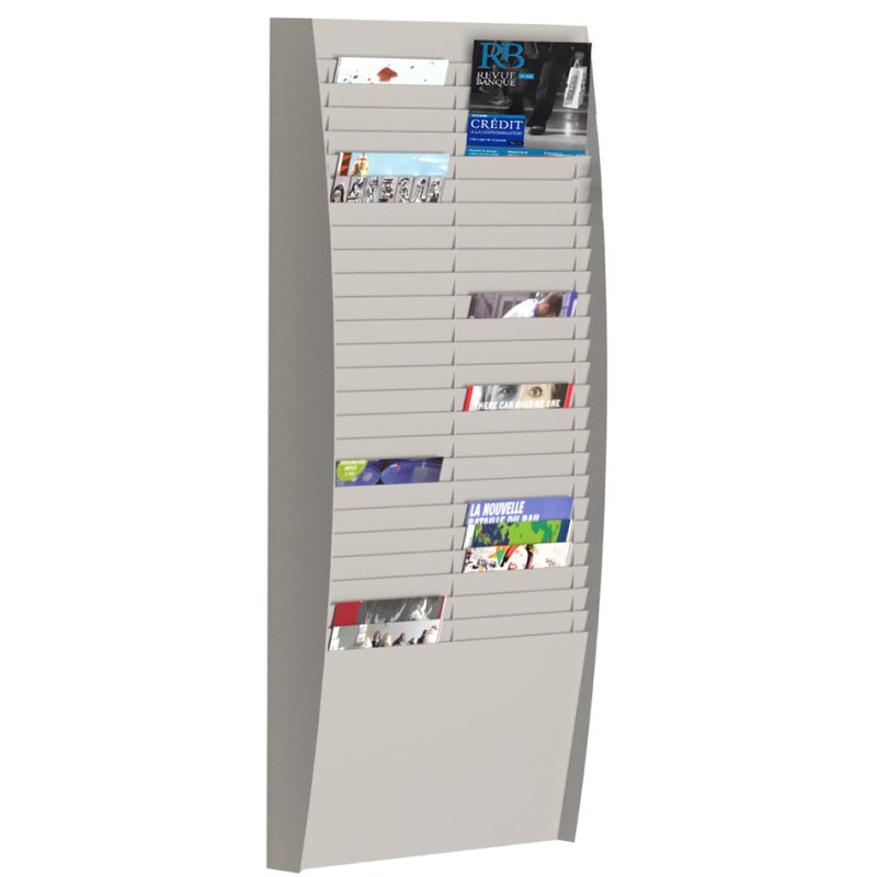 PAPERFLOW table de tri murale, 50 casiers, format A4, gris