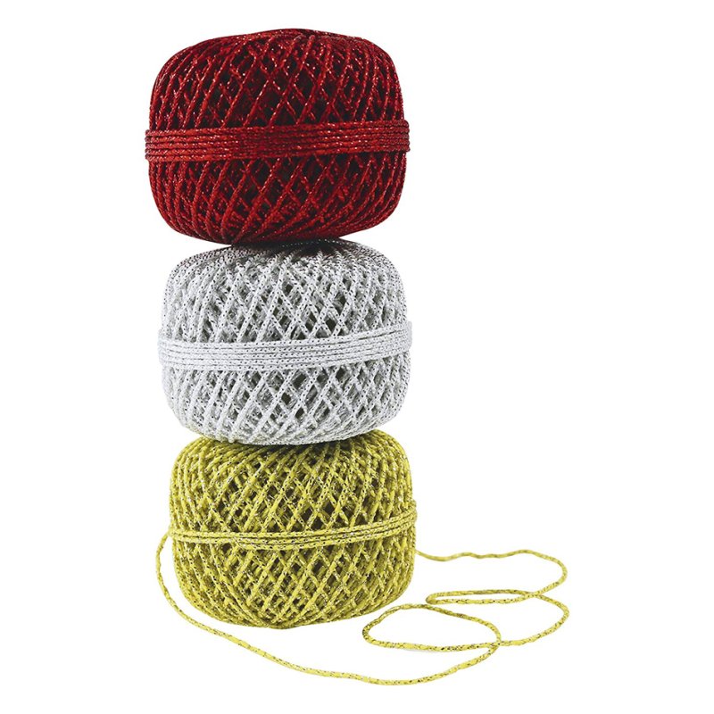 Clairefontaine cordon décoratif or, coton avec lurex, 1 mm × 20 m