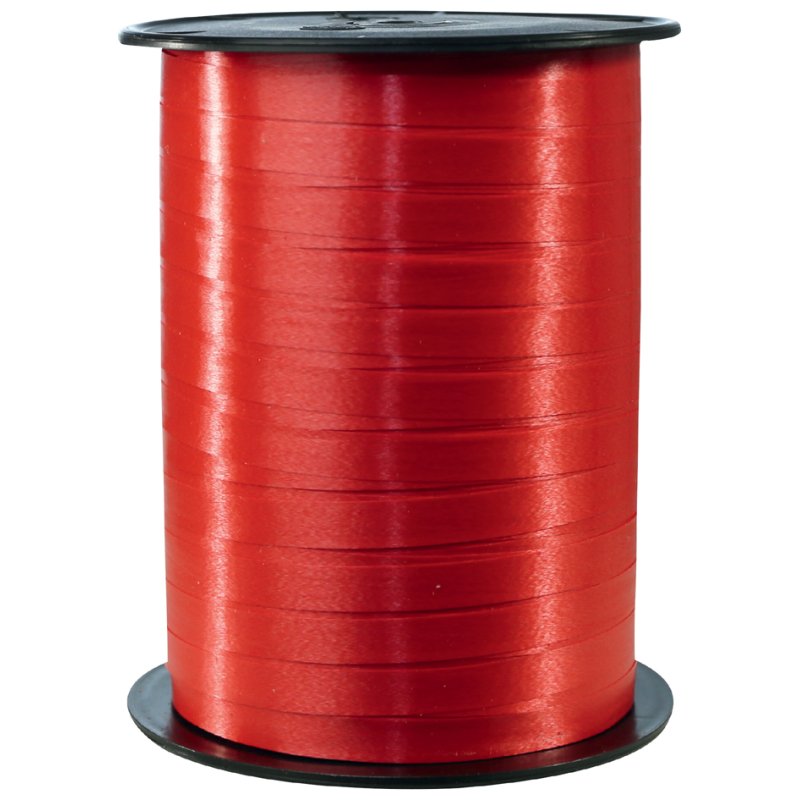 Clairefontaine ruban cadeau sur rouleau, brillant, rouge, 7 mm × 500 m