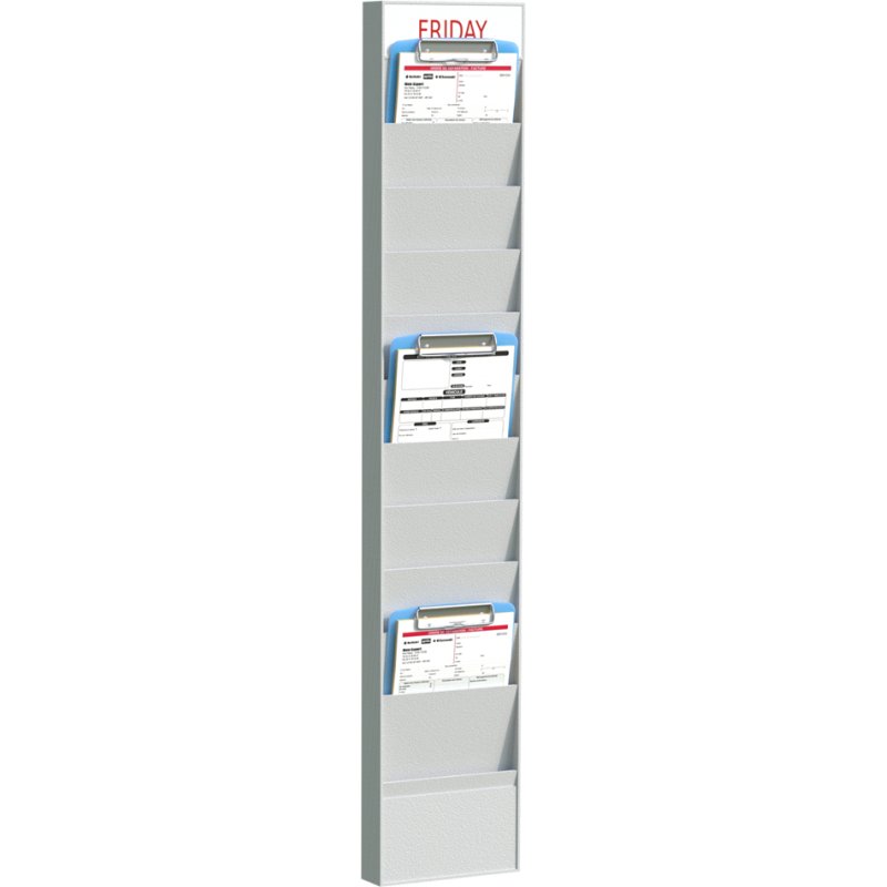 PAPERFLOW organiseur mural de bureau module d'extension, 20 compartiments A5, gris