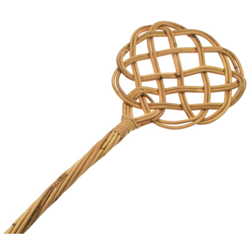 Peggy Perfect tapijtklapper, naturel, riet, 750 x 230 mm