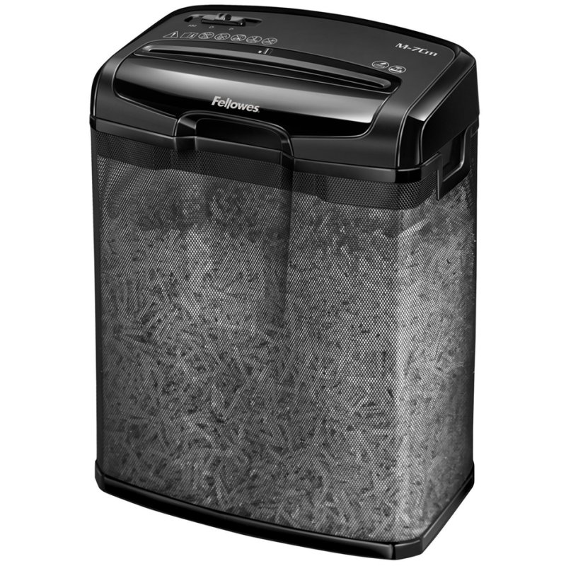 Fellowes paper shredder Powershred M-7M, black, 7 sheets, 13 litres