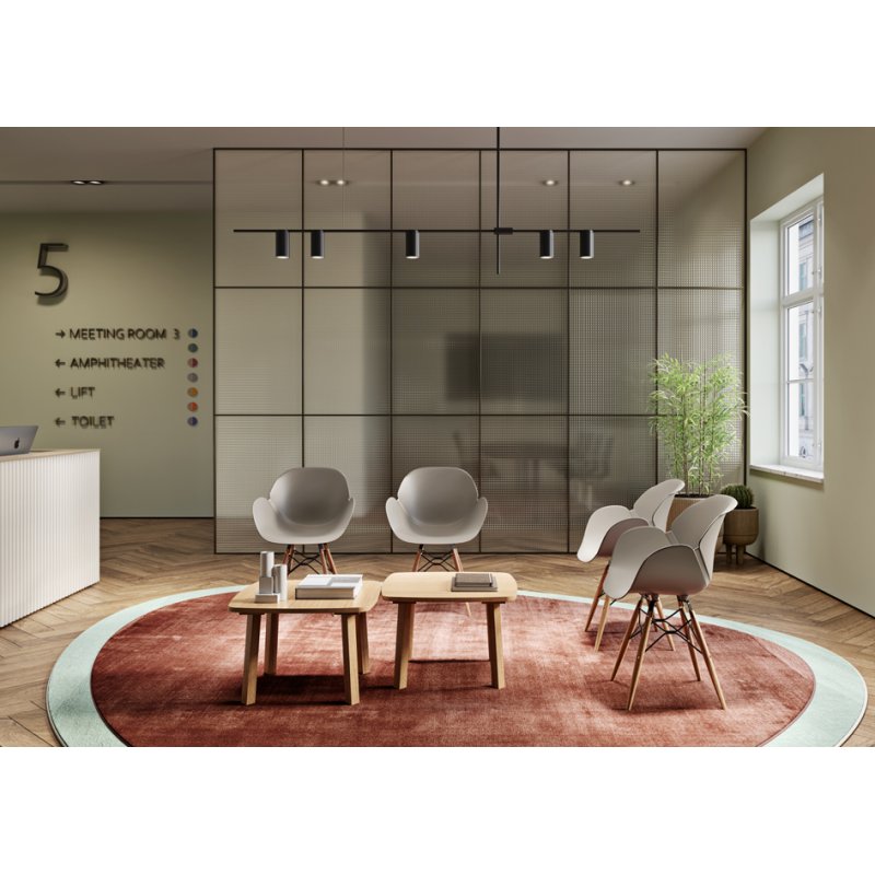 PAPERFLOW bijzettafel WOODY, massief beukenhout, 60×60×40 cm